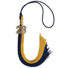 Dark Navy Blue/Bright Gold Graduation Tassel with Gold Bling Charm by Wholesale Grad Supply