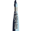 Dark Navy Blue/Light Blue Graduation Tassel with Silver Stacked Date Drop by Wholesale Grad Supply