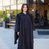 Deluxe Master's Graduation Gown by Wholesale Grad Supply