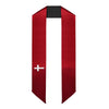 Denmark International Graduation Stole/Sash Study Abroad Graduate by Wholesale Grad Supply