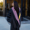 Doctoral Hood For Dentistry - Lilac/Navy Blue/Gold by Wholesale Grad Supply