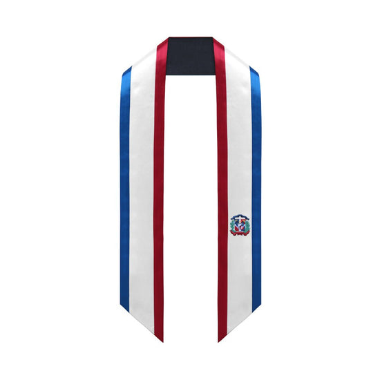 Dominican Republic International Graduation Stole/Sash Study Abroad Graduate by Wholesale Grad Supply