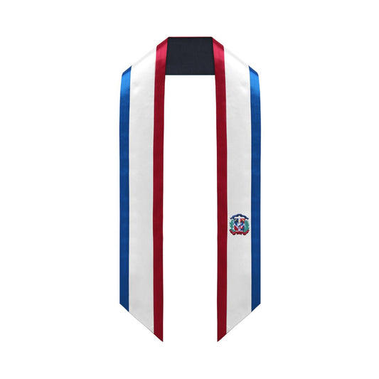 Dominican Republic International Graduation Stole/Sash Study Abroad Graduate by Wholesale Grad Supply