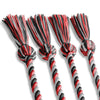 Double Graduation Honor Cord Black/Red/White by Wholesale Grad Supply