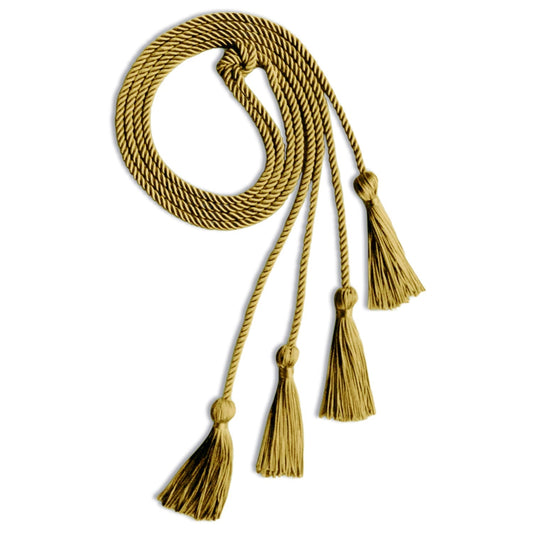 Double Graduation Honor Cord Bronze by Wholesale Grad Supply