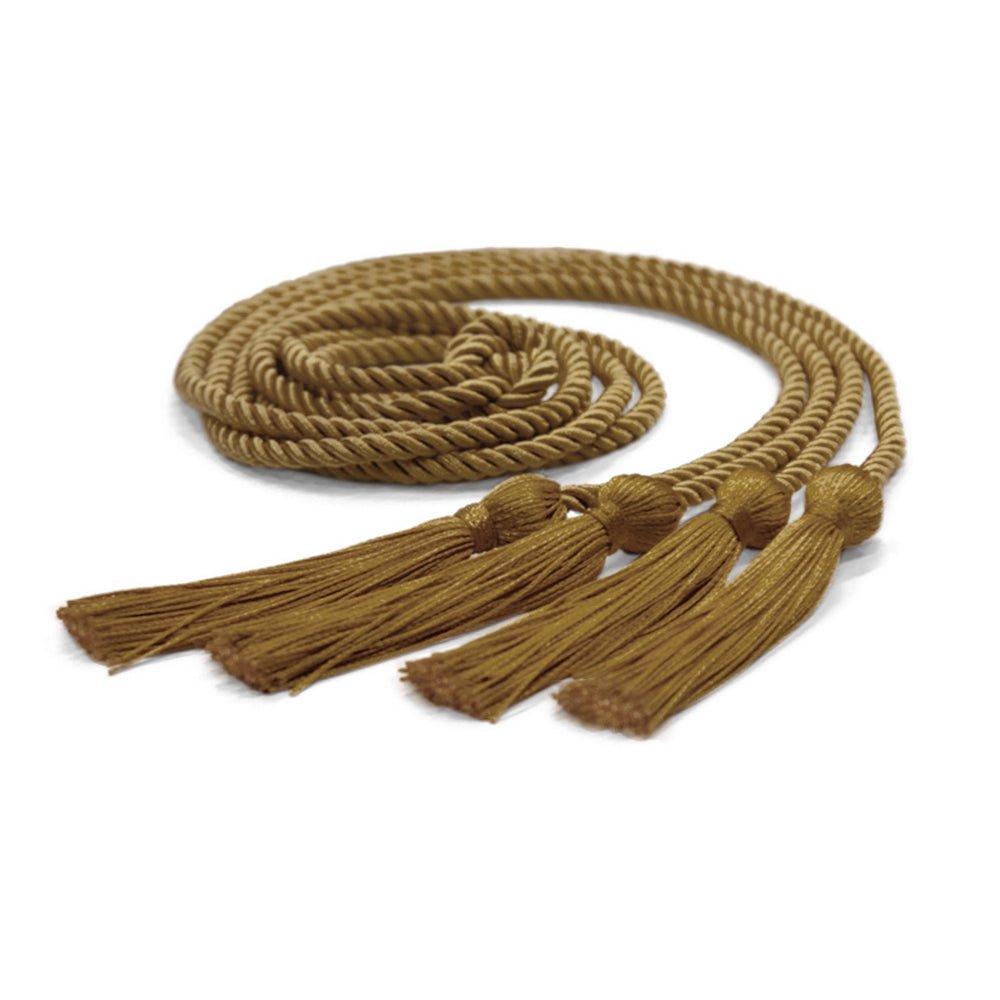 Double Graduation Honor Cord Copper by Wholesale Grad Supply