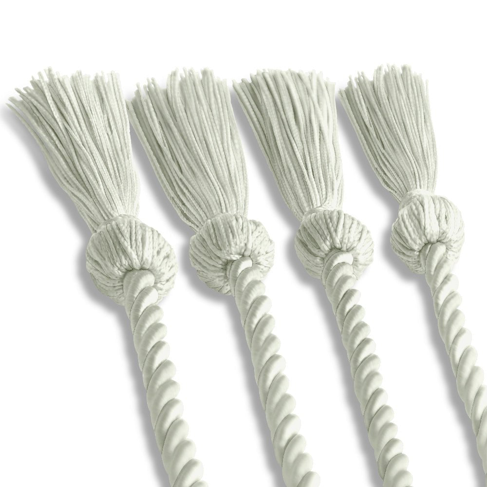 Double Graduation Honor Cord Cream by Wholesale Grad Supply