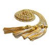 Double Graduation Honor Cord Gold/White by Wholesale Grad Supply