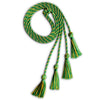 Double Graduation Honor Cord Green/Gold by Wholesale Grad Supply