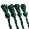 Double Graduation Honor Cord Hunter Green by Wholesale Grad Supply