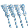 Double Graduation Honor Cord Light Blue/White by Wholesale Grad Supply