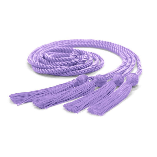 Double Graduation Honor Cord Lilac by Wholesale Grad Supply