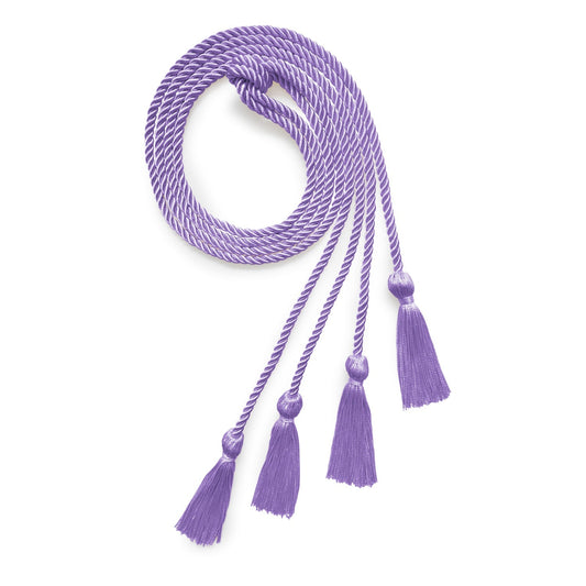 Double Graduation Honor Cord Lilac by Wholesale Grad Supply