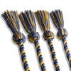 Double Graduation Honor Cord Navy Blue/Antique Gold by Wholesale Grad Supply