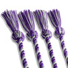 Double Graduation Honor Cord Purple/Silver by Wholesale Grad Supply
