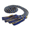 Double Graduation Honor Cord Royal Blue/Gold by Wholesale Grad Supply