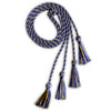 Double Graduation Honor Cord Royal Blue/Gold by Wholesale Grad Supply
