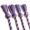 Double Graduation Honor Cord Royal Blue/Red/White by Wholesale Grad Supply