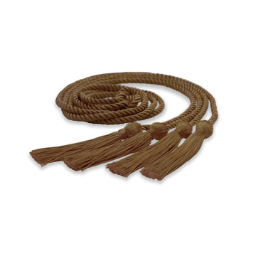 Double Graduation Honor Cord Spice by Wholesale Grad Supply