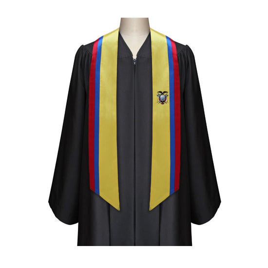 Ecuador International Graduation Stole/Sash Study Abroad Graduate by Wholesale Grad Supply
