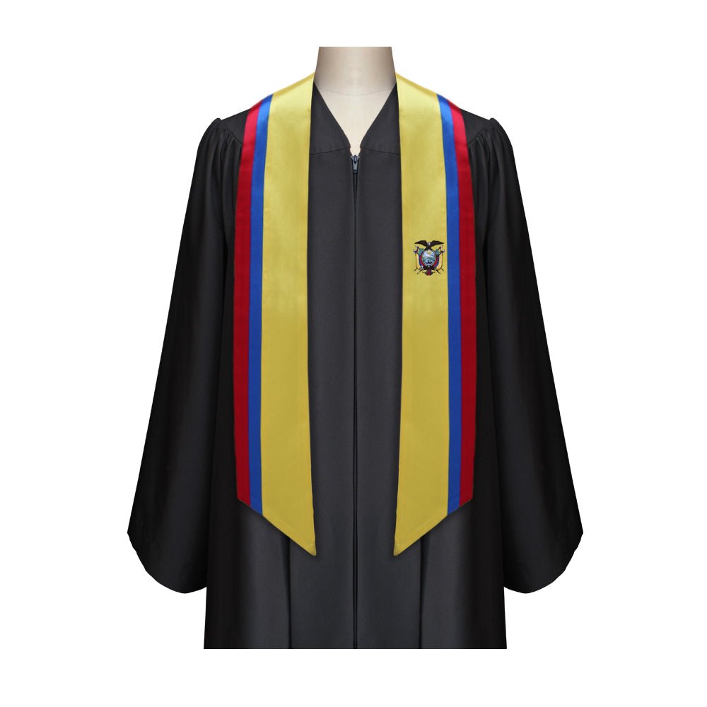 Ecuador International Graduation Stole/Sash Study Abroad Graduate by Wholesale Grad Supply