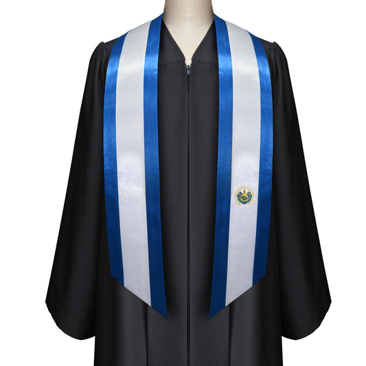 El Salvador International Graduation Stole/Sash Study Abroad Graduate by Wholesale Grad Supply