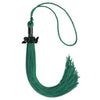 Emerald Green Graduation Tassel with Black Bling Charm by Wholesale Grad Supply