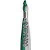 Emerald Green/Grey Graduation Tassel with Silver Stacked Date Drop by Wholesale Grad Supply