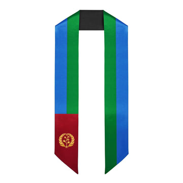 Eritrea International Graduation Stole/Sash Study Abroad Graduate by Wholesale Grad Supply