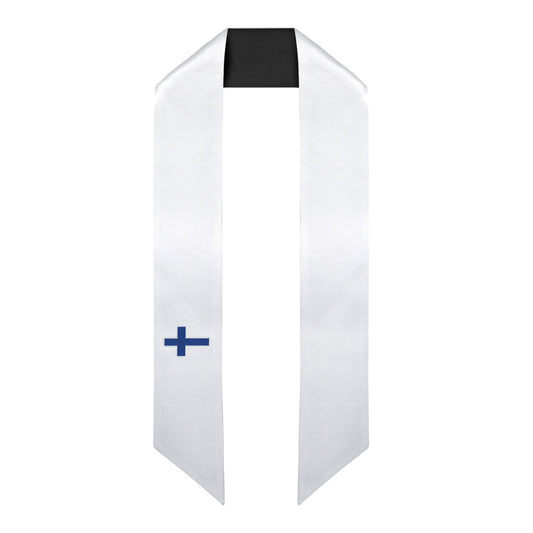 Finland International Graduation Stole/Sash Study Abroad Graduate by Wholesale Grad Supply