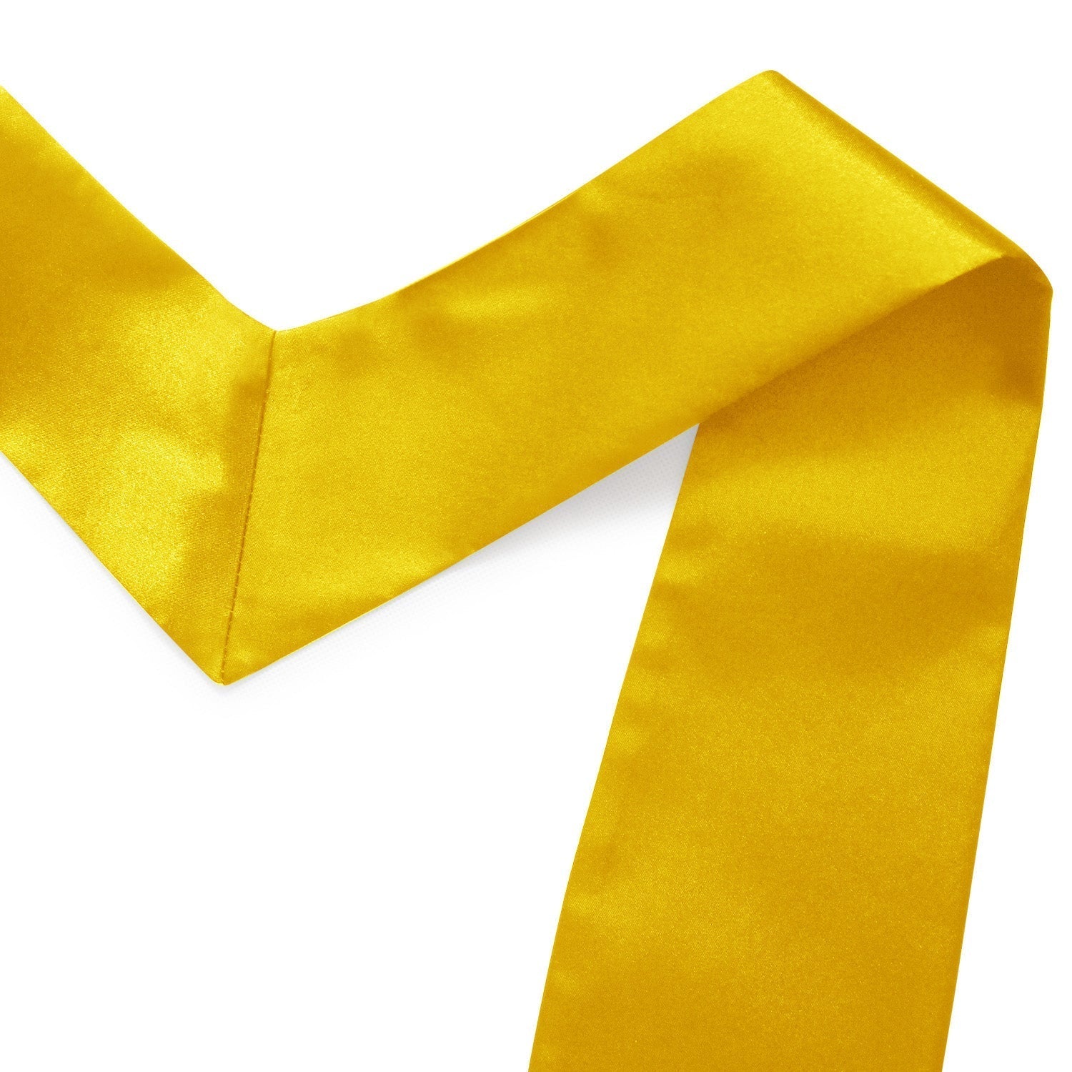 Gold Class of 2024 Graduation Stole/Sash with Classic Tips by Wholesale Grad Supply