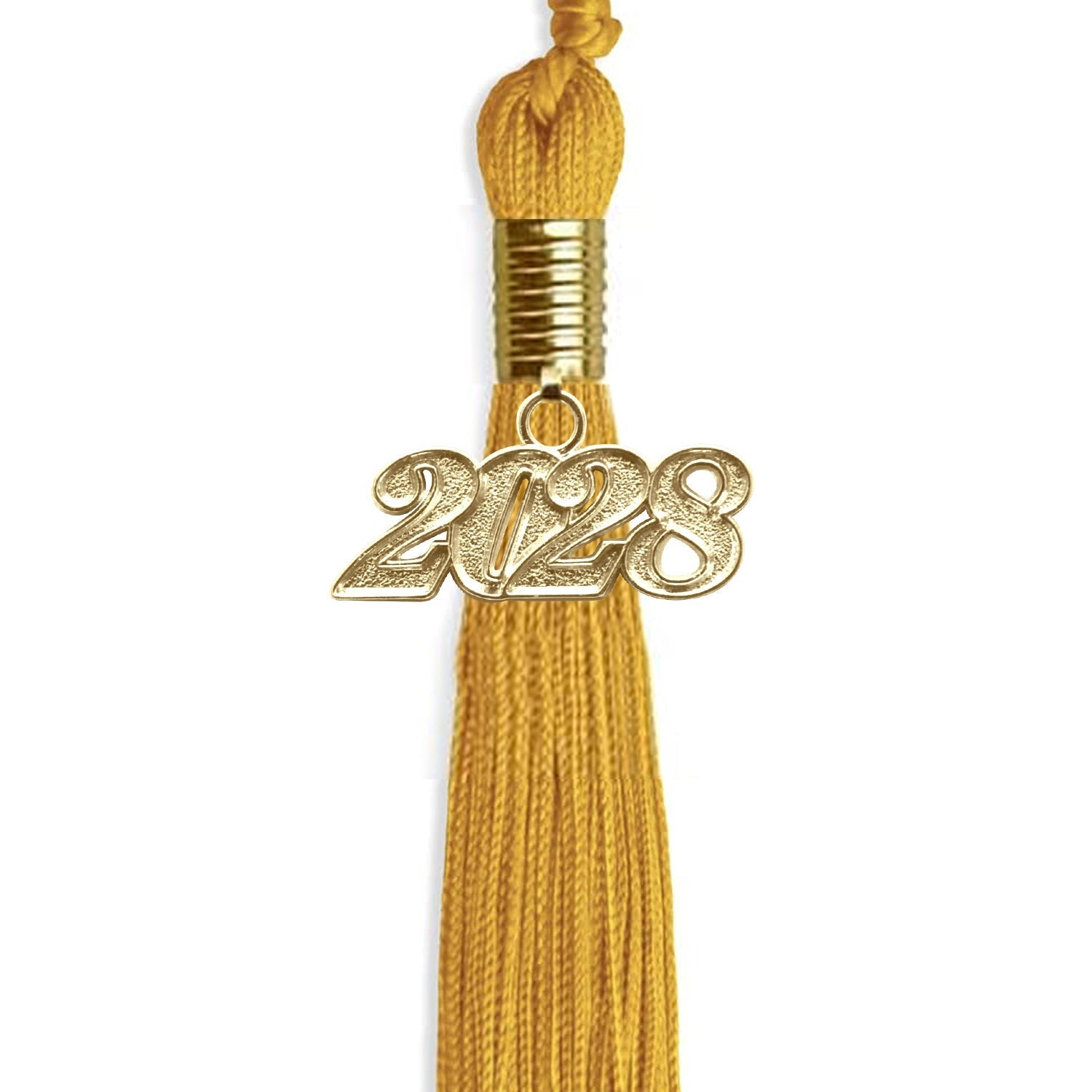Gold Graduation Tassel with Gold Bling Charm by Wholesale Grad Supply