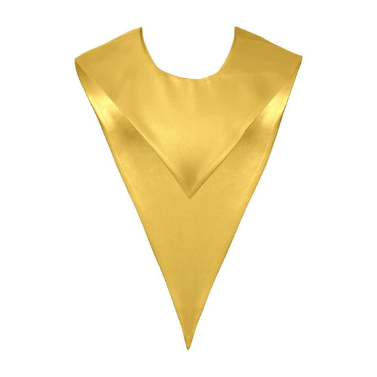 Gold Graduation V-Stole by Wholesale Grad Supply