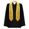 Gold Salutatorian Graduation Stole/Sash with Classic Tips by Wholesale Grad Supply