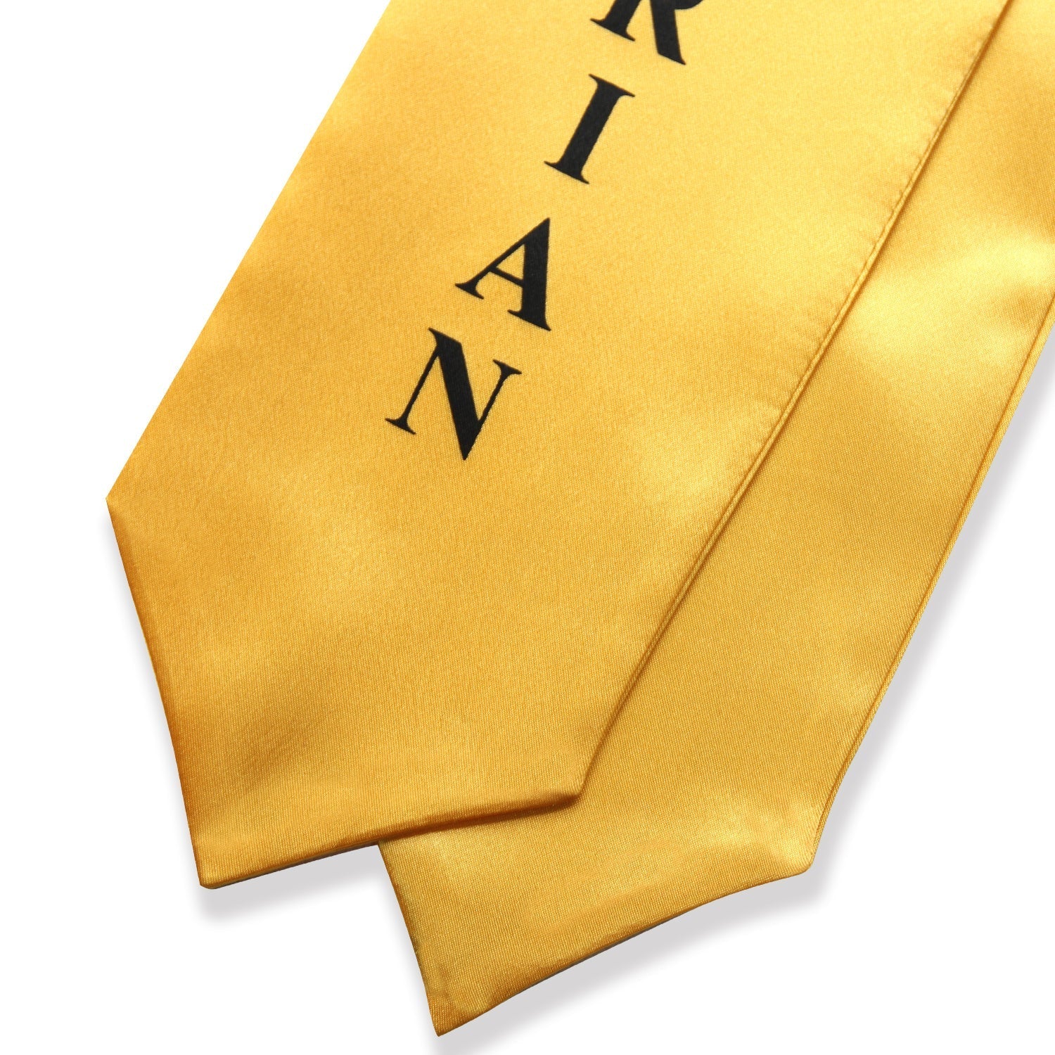 Gold Salutatorian Graduation Stole/Sash with Classic Tips by Wholesale Grad Supply