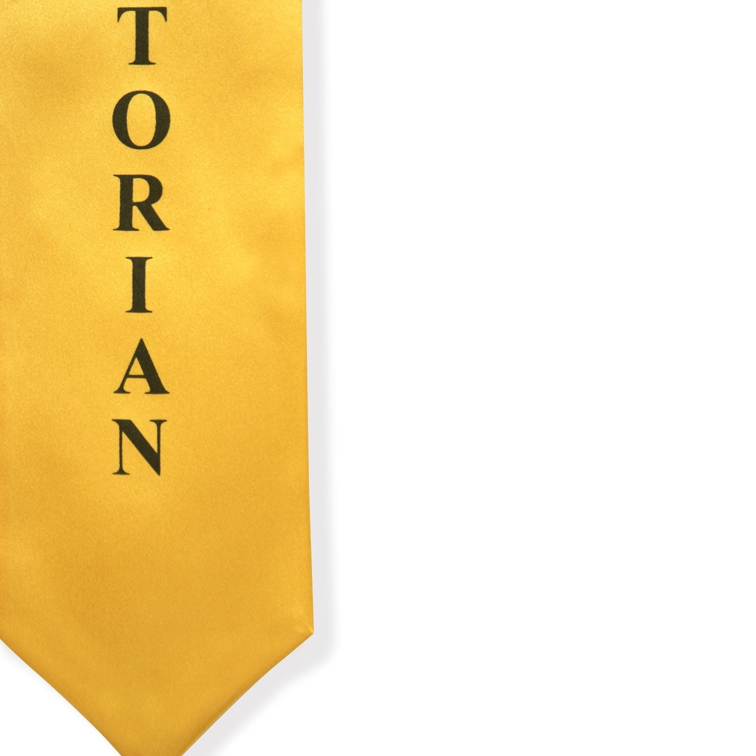 Gold Salutatorian Graduation Stole/Sash with Classic Tips by Wholesale Grad Supply