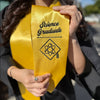 Gold Science Graduate Stole/Sash with Classic Tips by Wholesale Grad Supply