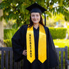 Gold Secretary Graduation Stole by Wholesale Grad Supply