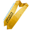 Gold Student Council Graduation Stole by Wholesale Grad Supply
