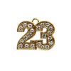 Gold Tassel Date Bling Charm Year 2023 by Wholesale Grad Supply