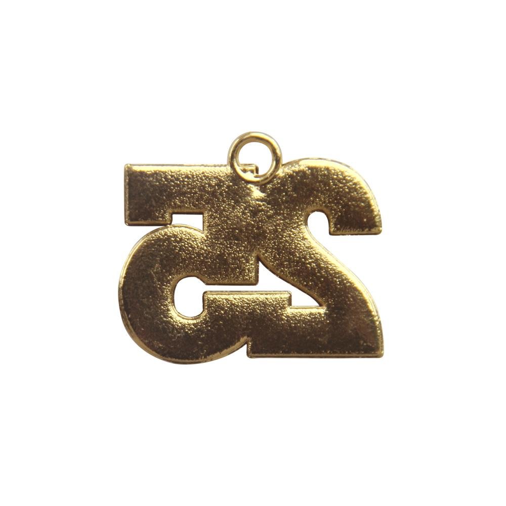 Gold Tassel Date Bling Charm Year 2025 by Wholesale Grad Supply