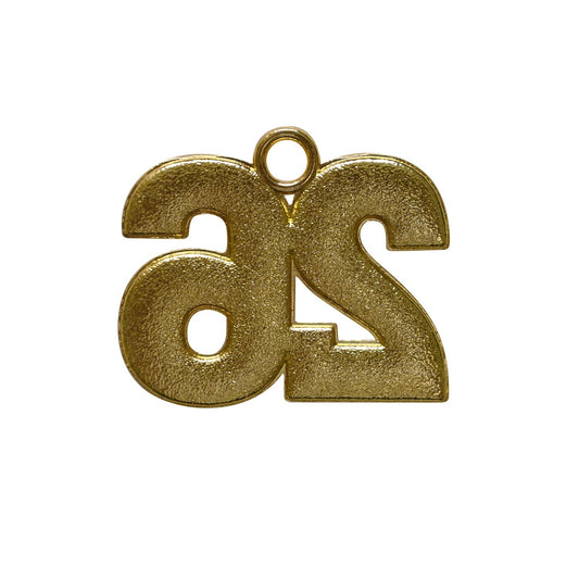 Gold Tassel Date Bling Charm Year 2026 by Wholesale Grad Supply