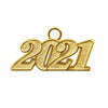 Gold Tassel Date Charm Year 2021 by Wholesale Grad Supply