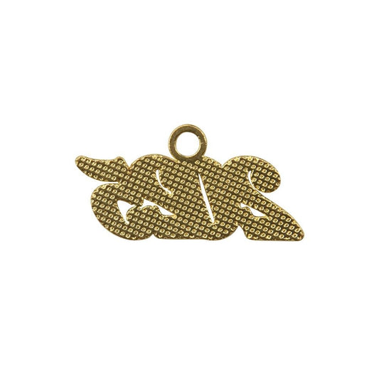 Gold Tassel Date Charm Year 2025 by Wholesale Grad Supply
