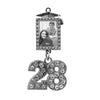 Graduation Tassel Photo Frame Charm With Bling Charm by Wholesale Grad Supply