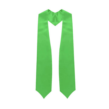 Green Graduation Stole by Wholesale Grad Supply