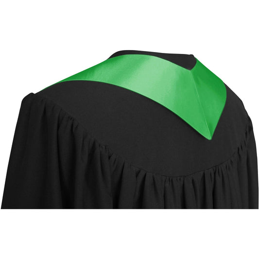 Green Graduation Stole by Wholesale Grad Supply