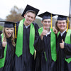 Green Graduation Stole by Wholesale Grad Supply