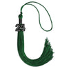 Green Graduation Tassel with Black Bling Charm by Wholesale Grad Supply