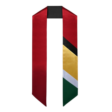 Guyana International Graduation Stole/Sash Study Abroad Graduate by Wholesale Grad Supply